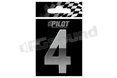 07140 Lettere, numeri e simboli adesivi - conf. 10 pz Pilot