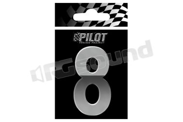 07144 Lettere, numeri e simboli adesivi - conf. 10 pz Pilot