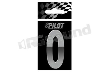 07186 Lettere, numeri e simboli adesivi - conf. 10 pz Pilot