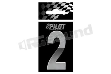 07188 Lettere, numeri e simboli adesivi - conf. 10 pz Pilot