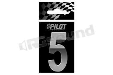 07191 Lettere, numeri e simboli adesivi - conf. 10 pz Pilot