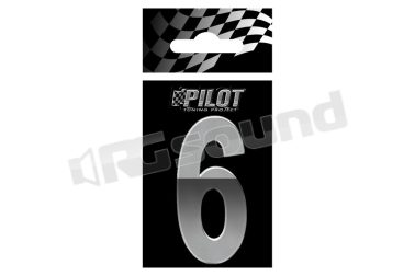 07192 Lettere, numeri e simboli adesivi - conf. 10 pz Pilot