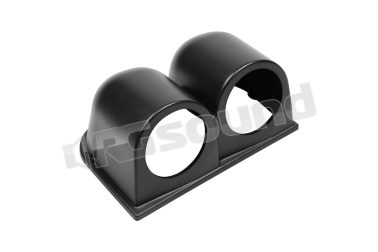 10062 Portastrumenti cruscotto 2 fori (52 mm) - Nero Pilot