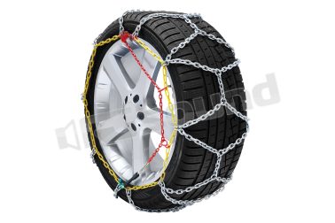 16101 Catene da neve a maglia standard, 16 mm di ingombro internoCon filo maggiorato da 4,3 mm per pneumatici uso pesante Snow Drive