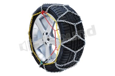 16106 Catene da neve a maglia standard, 16 mm di ingombro internoCon filo maggiorato da 4,3 mm per pneumatici uso pesante Snow Drive