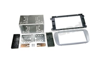 381114-19-S mascherina 2 Din colore argento per Ford Pioneer