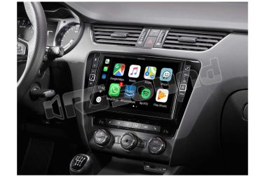 X903D-OC3 monitor con navigazione TomTom, Bluetooth, DAB+, Apple CarPlay e Android Auto, dedicato per Skoda Octavia 3 Alpine