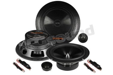 ME6.2C Sistema di altoparlanti a due vie 16,5 cm con griglie protettive MUSWAY