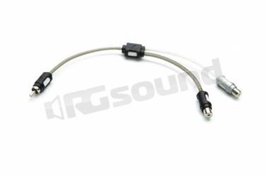 BTF 030.2 adattatore Y RCA 1 maschio - 2 femmine Connection Integrated Solution