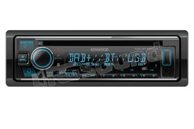 KDC-BT740DAB Bluetooth, lettore CD, connessione diretta a Spotify e Radio Digitale DAB + con antenna inclusa Kenwood