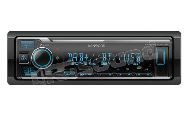 KMM-BT506DAB autoradio mechaless con Bluetooth, Tuner DAB+ (antenna inclusa), accesso diretto a Spotify e Alexa Kenwood