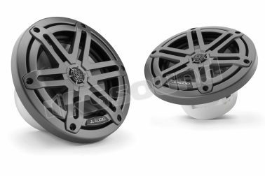 M3-650X-S-Gm coassiali nautici 165mm con griglie sportive finitura titanio JL Audio