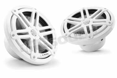 M3-770X-S-Gw altoparlanti coassiali marini 20cm (70 Watt, 4 Ohm) con griglie sportive bianco lucido JL Audio