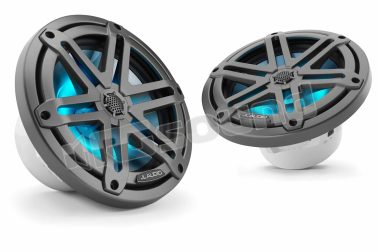 M3-770X-S-Gm-i coassiali da 20cm con 70 Watt RMS, griglia sportiva look titanio e illuminazione LED RGB JL Audio