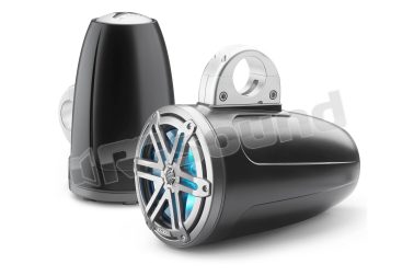 M3-770ETXv3-Sb-S-Gm-i coassiali nautici in box sigillati con illuminazione LED RGB griglia sportiva grigio metallizzato JL Audio