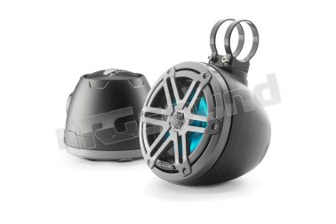 M3-650VEX-Mb-S-Gm-i altoparlanti coassiali M6 da 165mm (6,5'') con illuminazione LED, box nero e griglia sportiva grigio metallizzato JL Audio