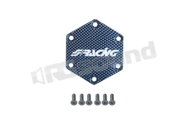 HBD3 Piastra esagonale carbon look per clacson Simoni Racing