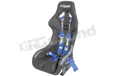 RACE3 kit omologato FIA completo di sedile con staffa e cintura blu Simoni Racing