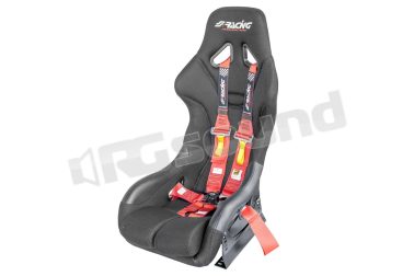 RACE5 kit omologato FIA completo di sedile con staffa e cintura rossa Simoni Racing