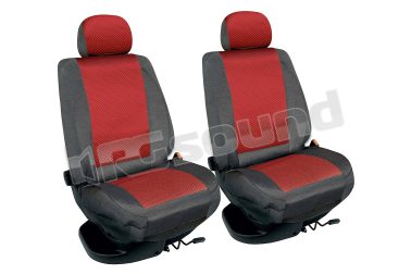 CSRR coprisedili Type K rosso in tessuto jaquard e cotone con 2 poggiatesta Simoni Racing