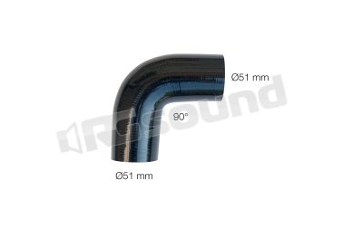 9010 curva 90° 51 mm in silicone Simoni Racing