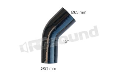 R1 Curva ridotta 45° 63/51mm Simoni Racing