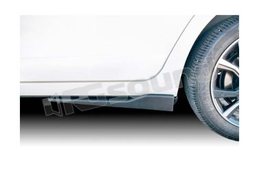 SS2 Side Skirts universali ABS, alta resistenza, colore nero Simoni Racing