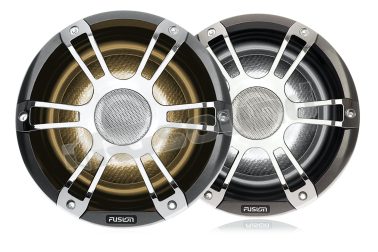 010-02434-11 SG-FL882SPC coassiali Serie Signature 22 cm con illuminazione LED CRGBW finitura cromata Fusion