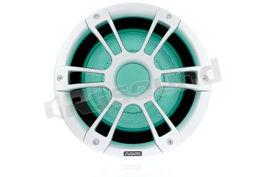 010-02435-10 SG-SL102SPW subwoofer Signature 25 cm, illuminazione LED variabile, griglia sportiva, finitura bianca Fusion