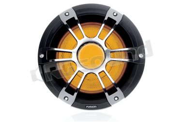 010-02435-11 SG-SL102SPC subwoofer Signature 25 cm, illuminazione LED variabile, griglia sportiva, finitura cromata Fusion