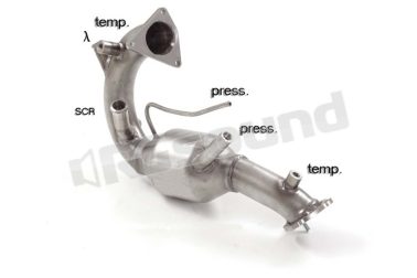 54.0339.01 Catalizzatore e tubo sostituzione filtro antiparticolato per Audi e Porsche Ragazzon