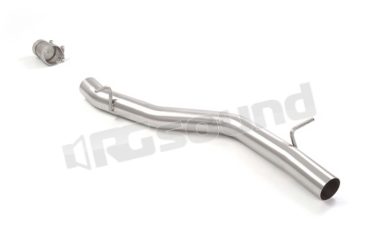 55.0425.00 Tubo centrale senza silenziatore inox per Volkswagen Ragazzon