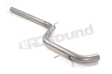 50.0805.80 Tubo centrale senza silenziatore inox per Audi e Volkswagen Ragazzon