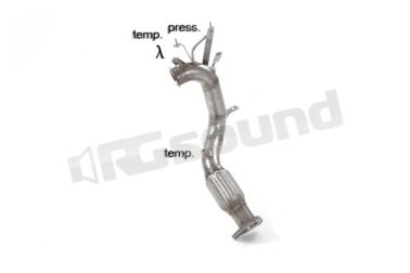 55.0561.00 tubo sostituzione catalizzatore e filtro antiparticolato per VW Sharan versione con SCR / AdBlue Ragazzon