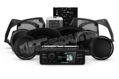 HD9813SGU-STAGE3 Sistema audio con 6 altoparlanti, sorgente, griglie e amplificatore Rockford Fosgate