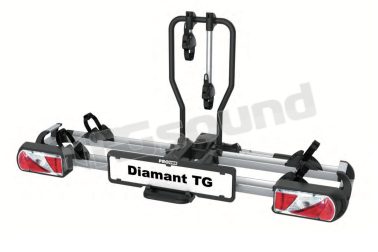 DIAMANT TG Gold Edition PRO91748GOLD portabici pieghevole per 2 bicilette +1 opzionale PRO-USER bike