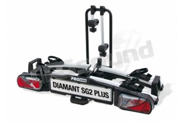 DIAMANT SG2 PLUS PRO91737GOLD portabici pieghevole per 2 bicilette, adatto per monovolumi e furgoni con portelloni posteriori PRO-USER bike