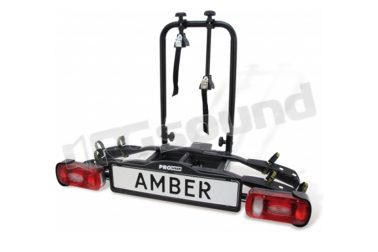 AMBER II PRO91729 portabici per 2 bicilette, non pieghevole, funzione reclinabile per l'apertura del bagagliaio PRO-USER bike
