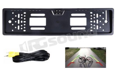 DGCTARGA3 retrocamera a porta-targa orientabile, universale RG Sound