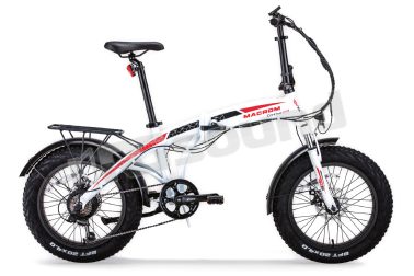 Cortina 2.0 White bike elettrica bianca 20'' pieghevole cambio Shimano 7 rapporti Macrom