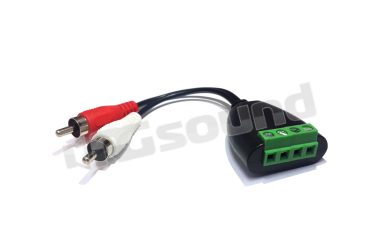 MPS-HL Convertitore RCA con resistore di alto livello 50 Ohm Morel