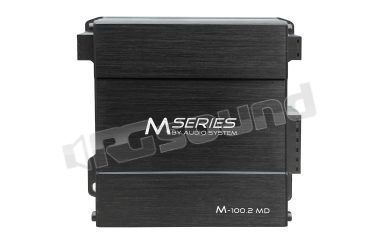 M-100.2 MD micro amplificatore a 2 canali 2x100W RMS a 4 Ohm Audio System