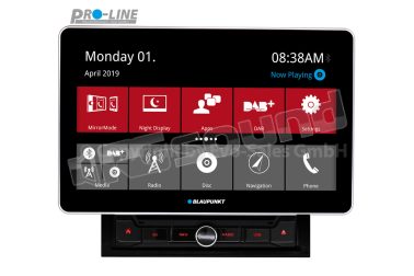 Camper 990 DAB monitor 10" con navigazione per camper, wi-fi integrato, Bluetooth, DAB+, lettore DVD, USB, mirroring smartphone Blaupunkt