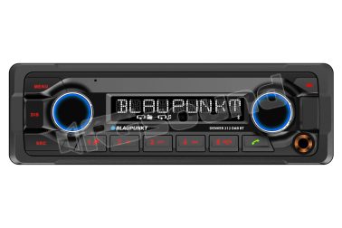 DENVER 212 DAB BT autoradio ad ingombro ridotto 12V con Bluetooth e DAB+, adatta per veicoli commerciali Blaupunkt
