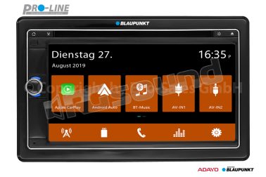 MÜNCHEN 790 DAB monitor 6,75'' con lettore CD, Bluetooth, tuner DAB+, ingresso USB/Aux, Andoid Auto e Apple CarPlay Blaupunkt