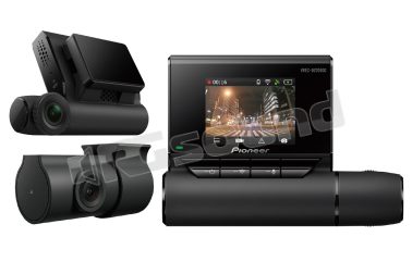 VREC-DZ700DC Dash Cam + Rear Cam Full HD con 27,5 fps. Visione di 160°, GPS, Wi-Fi, modalità notturna e microSD da 16 GB Pioneer