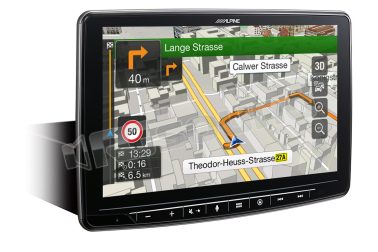 INE-F904-208 monitor 9'' con navigazione, DAB+, Apple CarPlay, Andoid Auto e Bluetooth per PEUGEOT 208 dal 2012 al 2018 Alpine