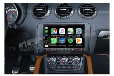 X803D-TT monitor da 8'' per Audi TT (8J) con navigazione, Apple CarPlay e Android Auto, Bluetooth, USB, radio DAB+ Alpine