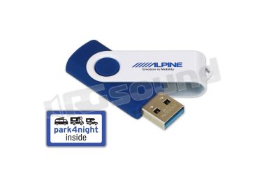 MHS-P4N aggiornamento software con database europeo dei POI per campeggi Alpine