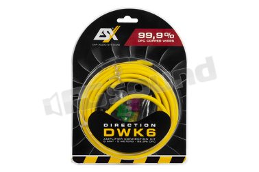 DWK6 kit di installazione dell'amplificatore da 6 mm2 ESX
